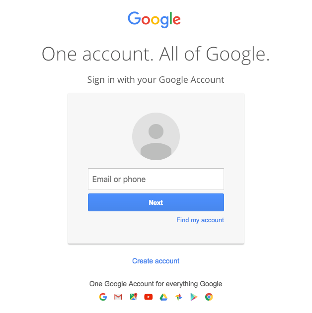 Google Account SSO
