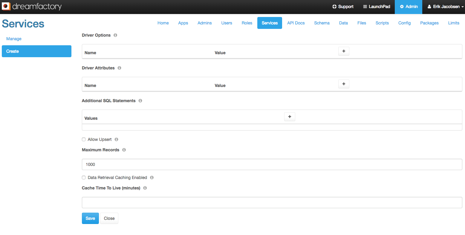 Enable Database API Caching